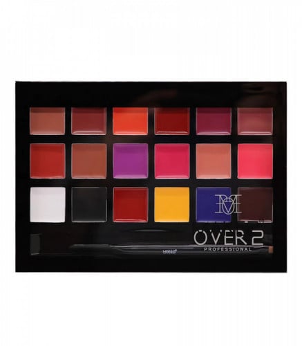 باليت احمر شفاه الاحترافية M3701 من ميك اوفر22