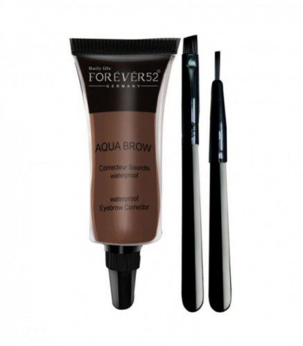 طقم حواجب مضاد للماء من فورايفر52 - EK005 بني 10مل