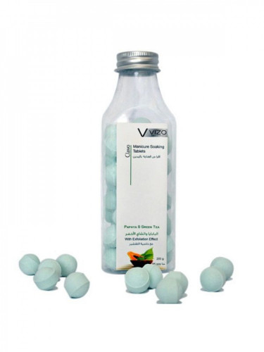 فيزو كلافو اقراص لليدين والقدمين بالبابايا والشاي الاخضر 200جم