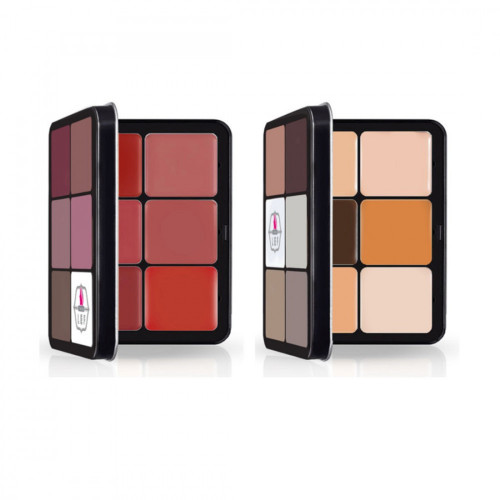 باليت محدد وأحمر شفاه - متجر العناية الذهبية