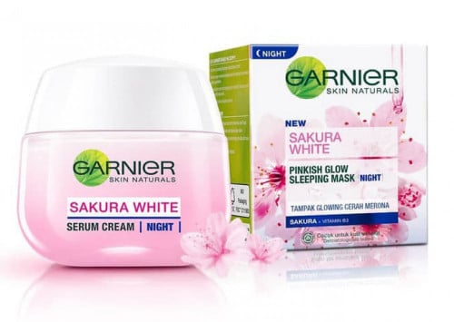 غارنييه ساكورا وايت كريم الليل 50 مل - متجر العناية الذهبية
