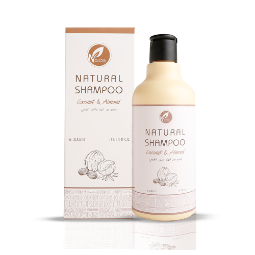 شامبو جوز الهند واللوز الطبيعي - متجر العناية الذهبية