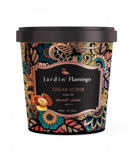 فلامنجو مقشر السكر- زيت الاركان 600 جرام - متجر العناية الذهبية