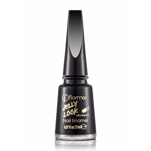 طلاء اظافر جيلي لوك باتنت بلاك ليثر JL28 من فلورمار 11مل - متجر العناي