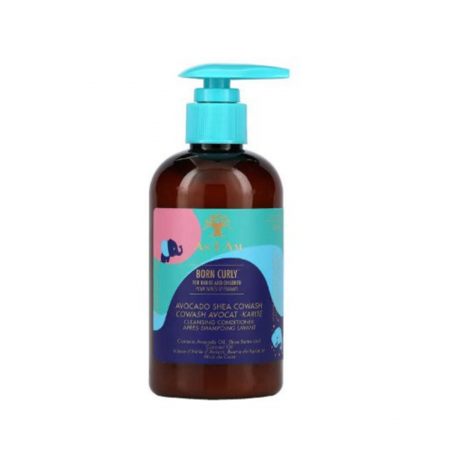 As I Am (آز أي آم)‏, بورن كيرلي ، أفوكادو شيا كواش ، للرضع والأطفال ، 8 أونصة سائلة (240 مل)