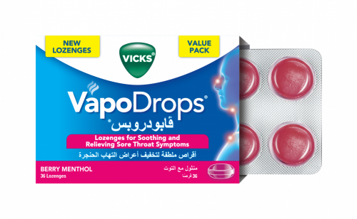 فيكس فابودربس منثول مع التوت 36 قرص - متجر العناية الذهبية