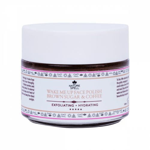 ملمع للوجه سكر بني وقهوة 100 جرام  - متجر العناية الذهبية