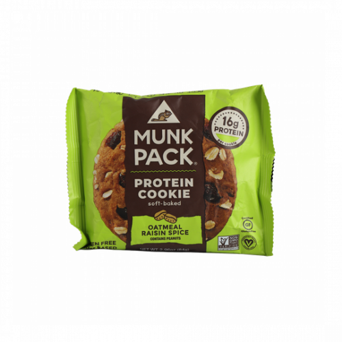 كوكيز بالشوفان والزبيب غني بالبروتين 84 جرام - متجر العناية الذهبية