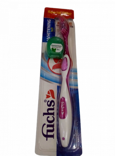 فوكس فرشة اسنان للتبيض +خيط اسنان قويه