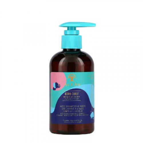 As I Am (آز أي آم)‏ , Born Curly ، شامبو وغسول الصبار ، للأطفال والرضع