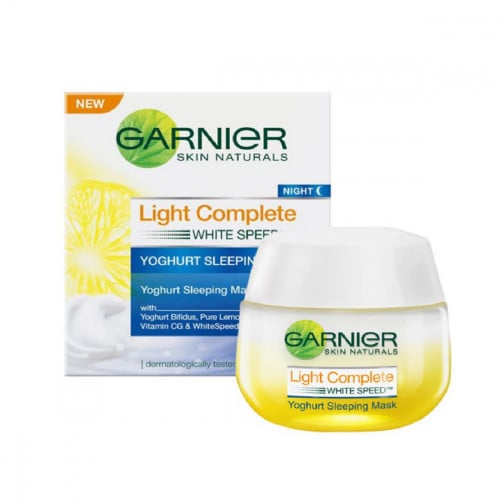 غارنييه قناع النوم بالزبادي لايت كومبليت - متجر العناية الذهبية
