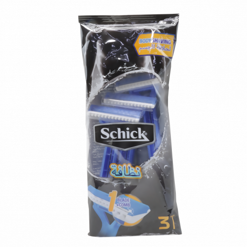 سشيك ماكينة حلاقة الجسم 3 حبات - متجر العناية الذهبية