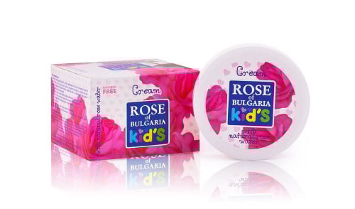 كريم الاطفال بماء الورد الطبيعي - متجر العناية الذهبية