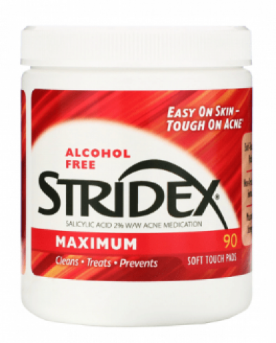 stridex ضمادات ماكسيموم للتحكم بحب الشباب - متجر العناية الذهبية