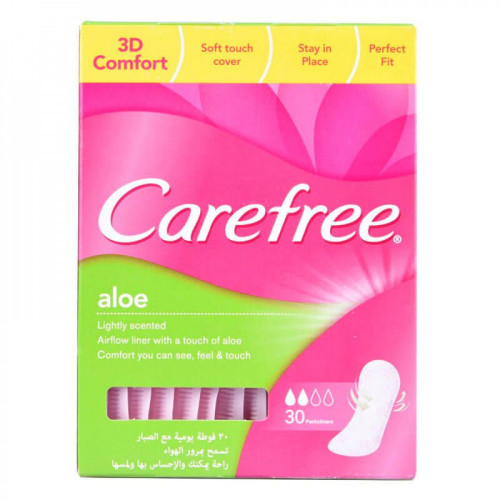 كيرفري فوط يومية بالصبار 30 فوطه - متجر العناية الذهبية