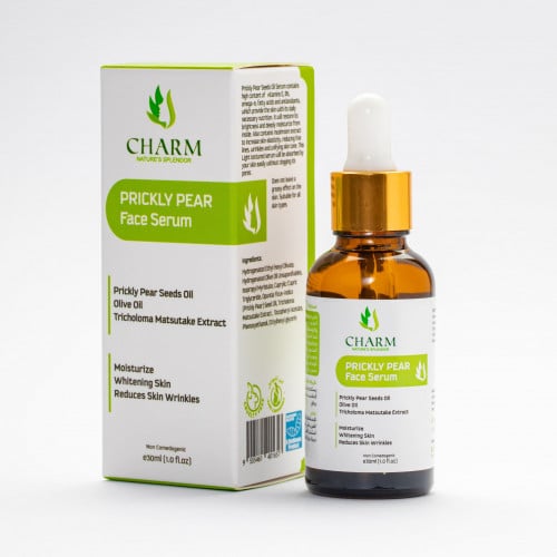 تشارم سيروم زيت بذور التين الشوكي العضوي للوجه - متجر العناية الذهبية