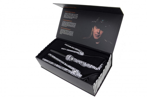 مجموعة ادوات تصفيف الشعر من جوسي ايبر اسود و ابيض 25مم