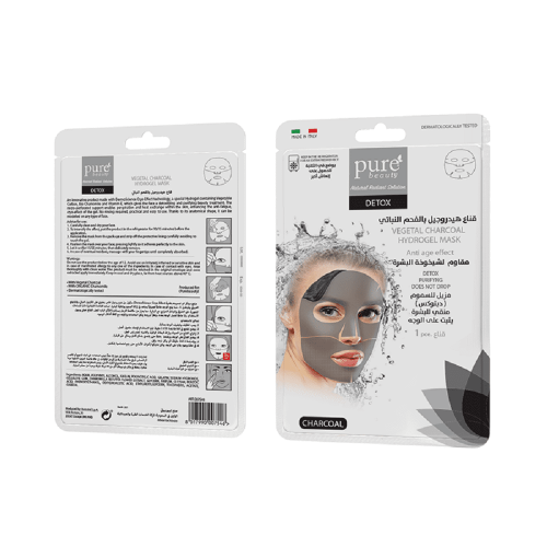 بيوربيوتي قناع للوجة هيدروجل بالفحم النباتي