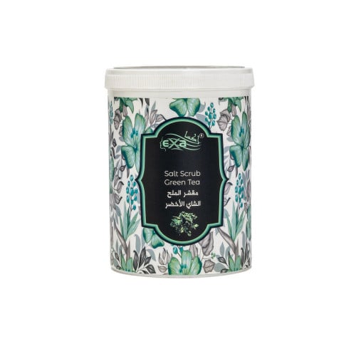 مقشر الملح بالشاي الاخضر - اكسا 600 ج - متجر العناية الذهبية