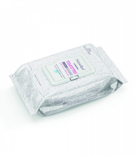 ناتوريد مناديل تنظيف وازالة المكياج مرطبة -25 منديل