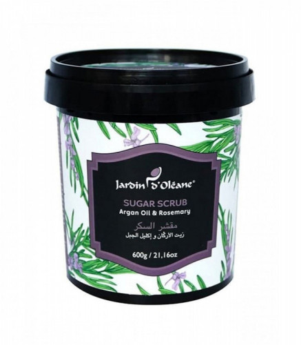 جاردن دي اوليان مقشر السكر المغربي بزيت الأركان وإكليل الجبل 600 جم.