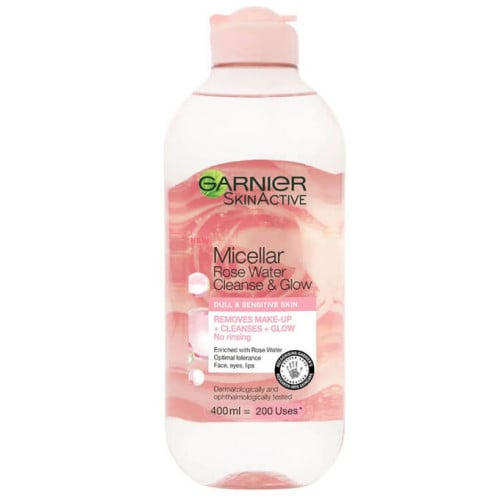 جرنير مزيل مكياج ماء الورد 400 مل - متجر العناية الذهبية