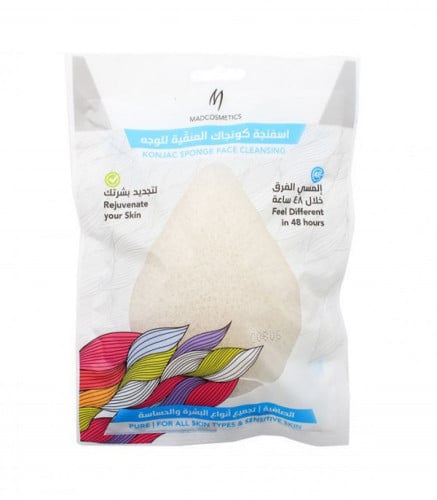 اسفنجة كونجاك - بيضاء نقية