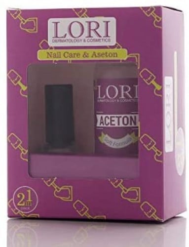 طقم مقوي ومزيل الاظافر لورا