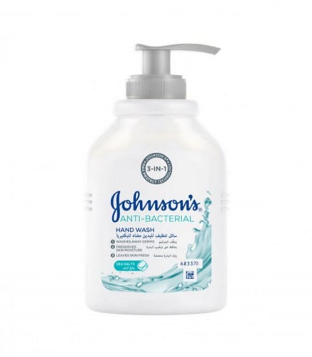 سائل تنظيف لليدين مضاد للبكتيريا بزهر اللوز من جونسون 500مل