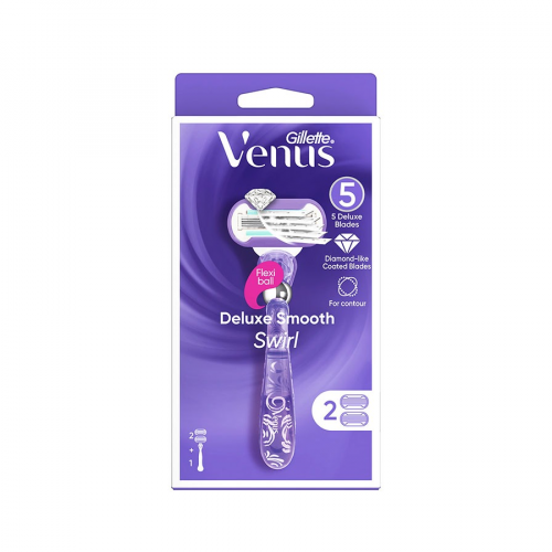 جيليت فينوس ديلوكس حلزوني ناعم 5 شفرات - متجر العناية الذهبية