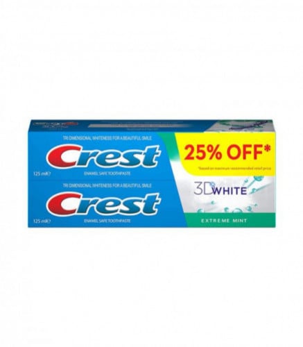 كرست معجون أسنان 3D بياض قوة النعناع - متجر العناية الذهبية