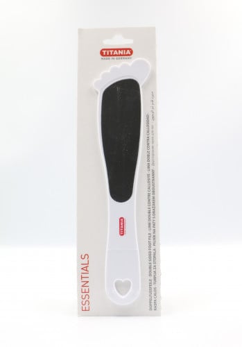 تيتانيا مبرد قدم  مع قصافة اظافر 3028/03