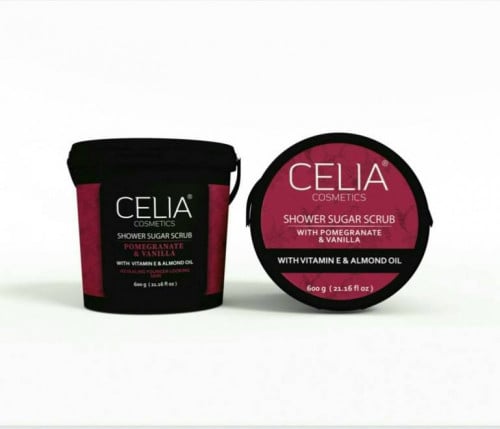 مقشر السكر الرغوي بالرمان والفانيلا - متجر العناية الذهبية