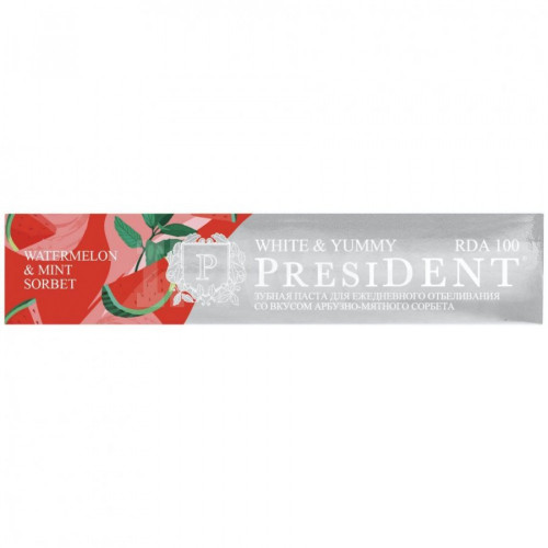 بريسدنت معجون اسنان يامي بطيخ 75 مل - متجر العناية الذهبية