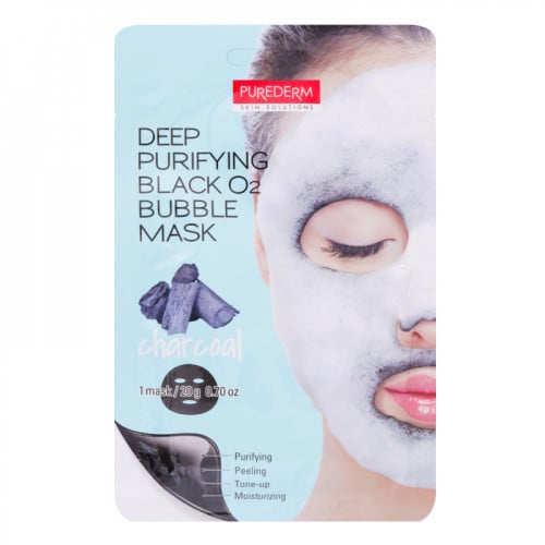 بيورديرم ماسك الفحم للوجه بقاعات الاكسجين