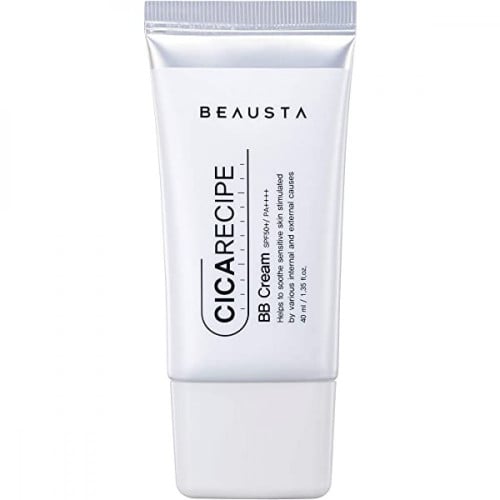 بي بي كريم سيكا خافي عيوب ويساعد على تفتيح وترطيب البشرة الحساسة +SPF50 رقم 21/ 40مل - بيوستا