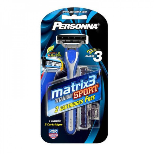 بيرسونا ماكينة ماتريكس رجالى 3 شفرات