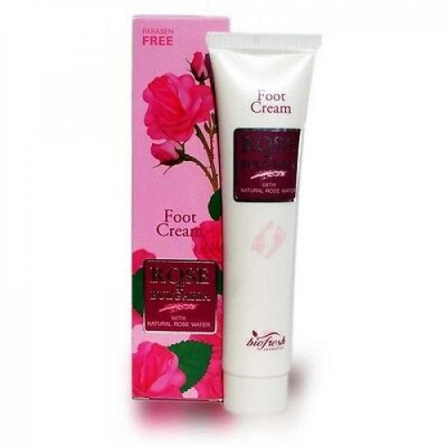 كريم القدم بماء الورد البلغاري - متجر العناية الذهبية