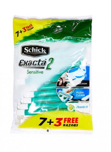 سشيك رجالي للبشره الحساسه 2 شفره 5 حبه  - متجر العناية الذهبية