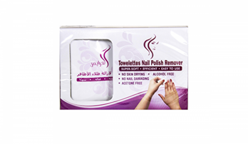 العرائس مزيل اظافر طلا اظافر مناديل