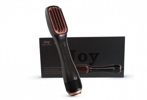 استشوار جوي مع فرشاة المنيوم ذهبي/اسود