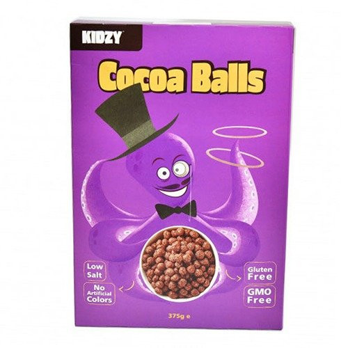 كرات الذرة والارز بالكاكاو - 375 جم