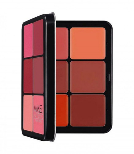 مجموعة احمر خدود والشفايف HD كريمي (BC001)- ميك اوفر22