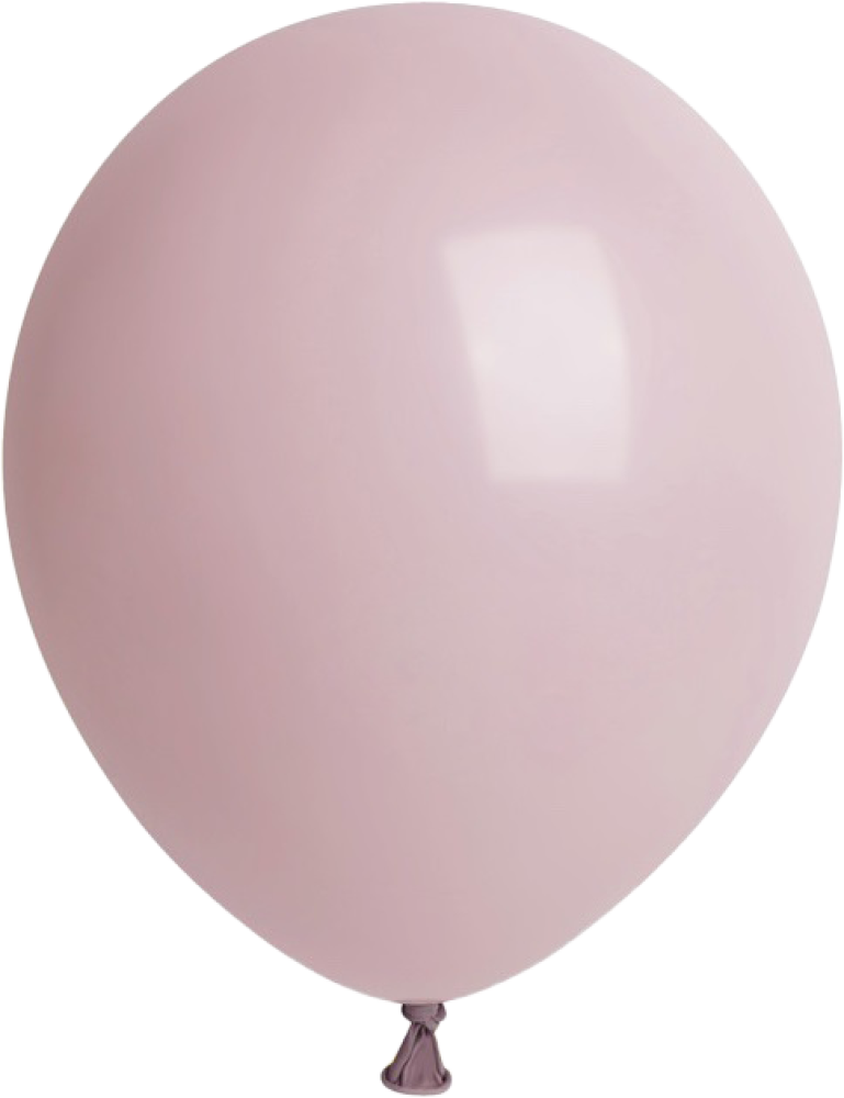 LA883 12" Pastel Dusk Pink -100CT H1059