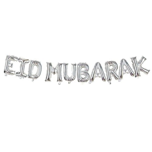 حروف فضي EID MUBARAK