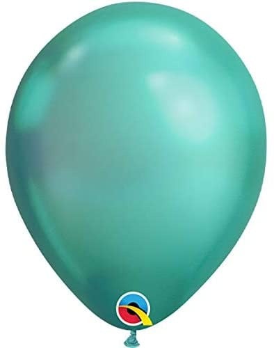 LA852 07" RND CHROME GREEN 100CT 85155