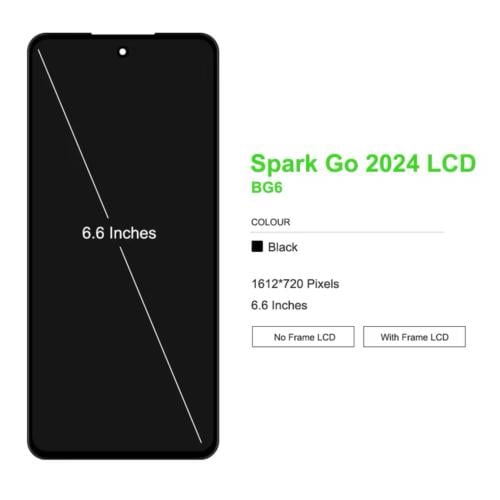 شاشة تكنو سبارك قو 2024 spark go