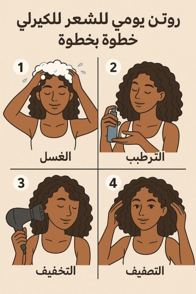 العناية بالشعر الكيرلي