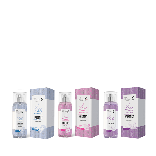 مجموعه معطرات الشعر بروائح المسك-٣ قطع- هيله بيوتي