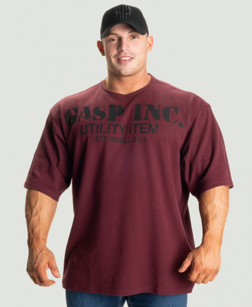 IRON THERMAL TEE - MAROON - House Of Pain - Gym Apparel